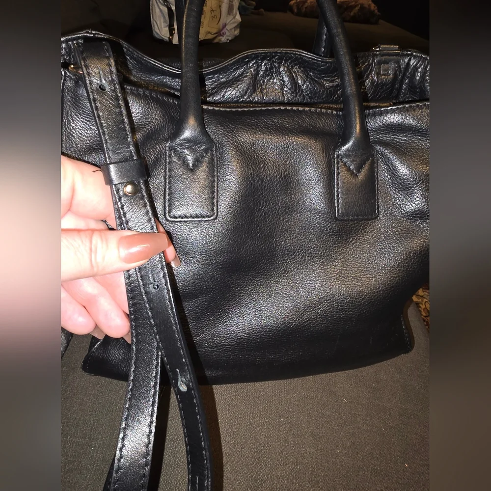 See By Chloe Black and Cream Tote Bag